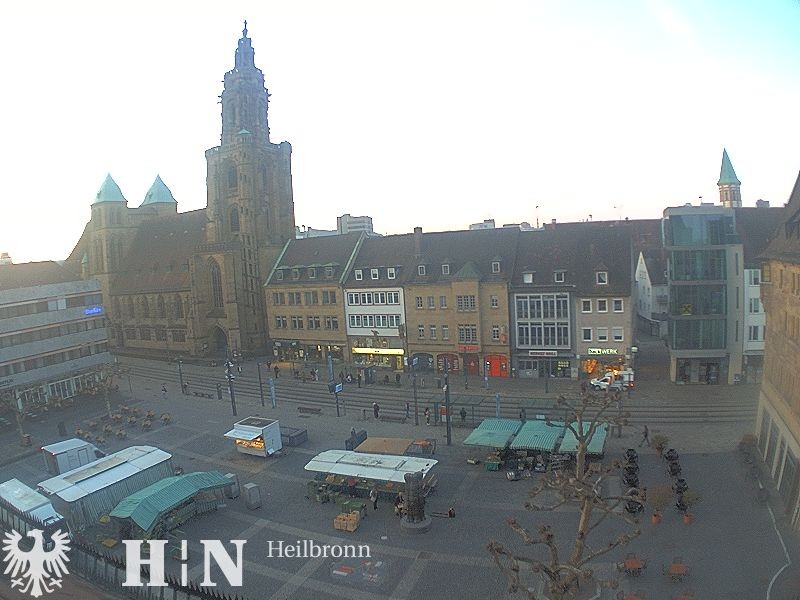 Archiv Foto Webcam Heilbronn Marktplatz