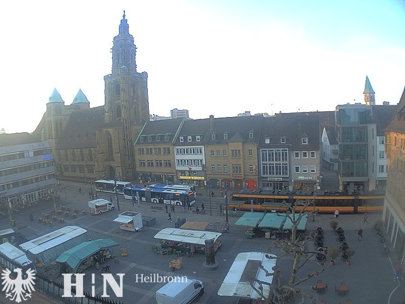 Archiv Foto Webcam Heilbronn Marktplatz