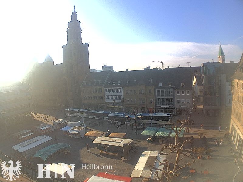 Archiv Foto Webcam Heilbronn Marktplatz