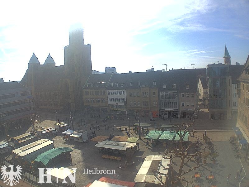 Archiv Foto Webcam Heilbronn Marktplatz