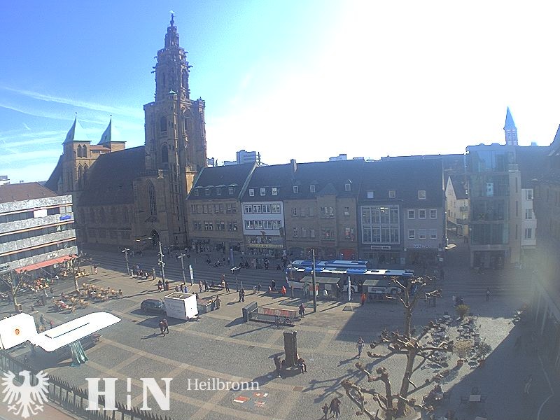 Archiv Foto Webcam Heilbronn Marktplatz