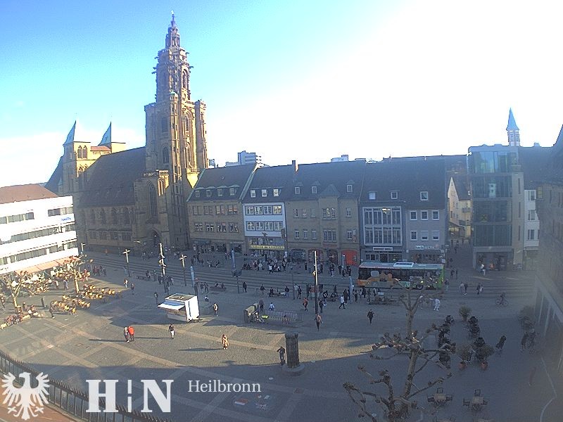 Archiv Foto Webcam Heilbronn Marktplatz