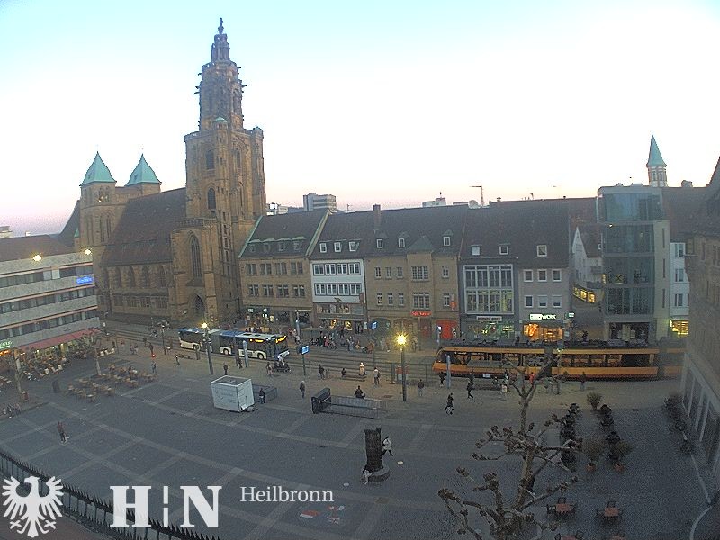 Archiv Foto Webcam Heilbronn Marktplatz