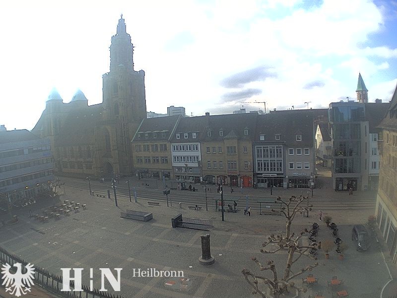 Archiv Foto Webcam Heilbronn Marktplatz
