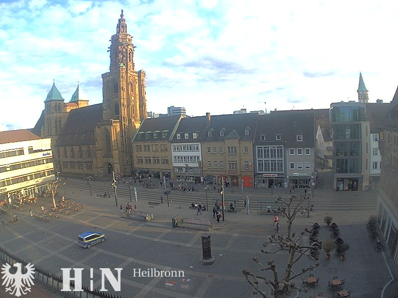 Archiv Foto Webcam Heilbronn Marktplatz