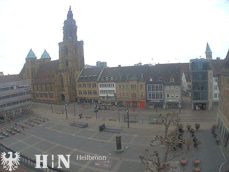 Archived image Webcam Heilbronn: Market place