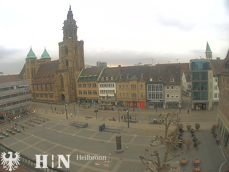 Archived image Webcam Heilbronn: Market place