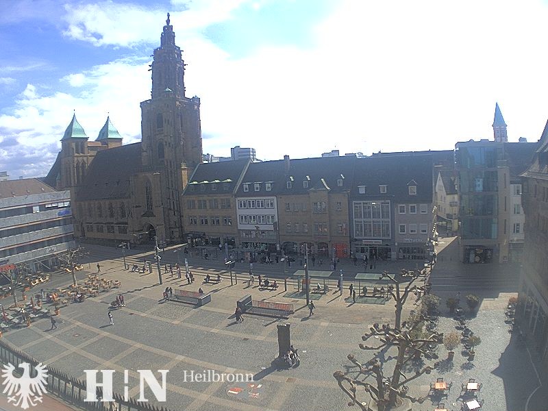 Archiv Foto Webcam Heilbronn Marktplatz