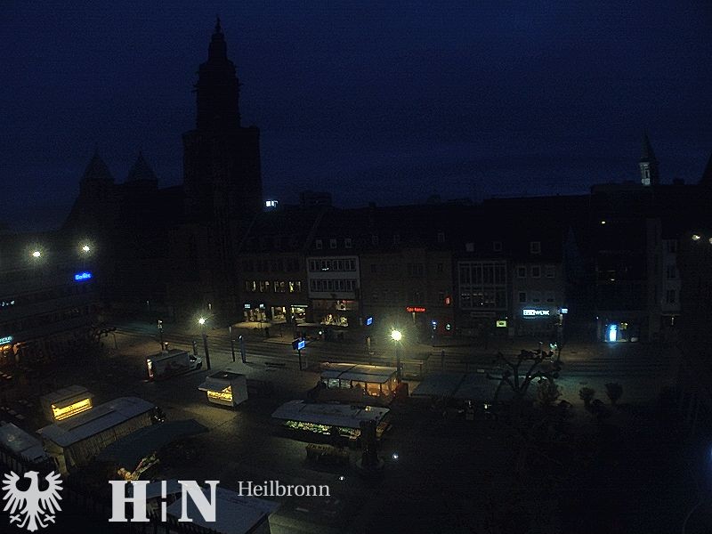 Archived image Webcam Heilbronn: Market place