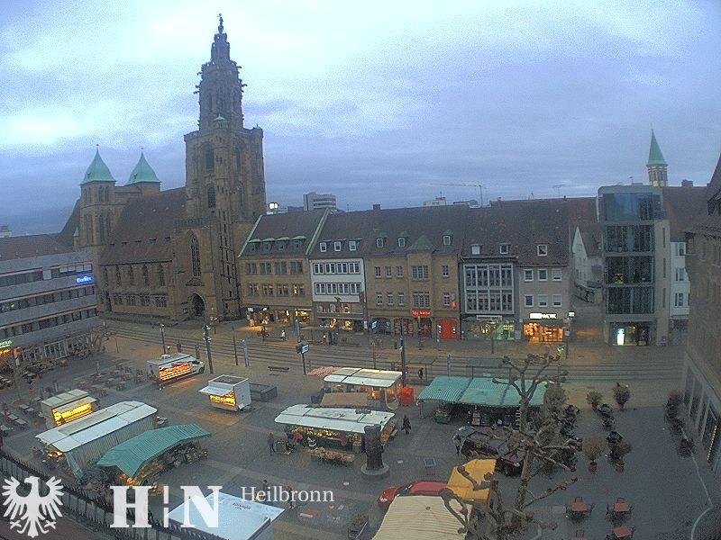 Archived image Webcam Heilbronn: Market place