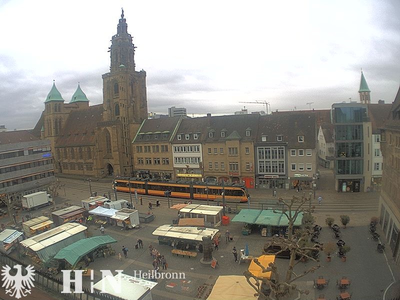 Archived image Webcam Heilbronn: Market place