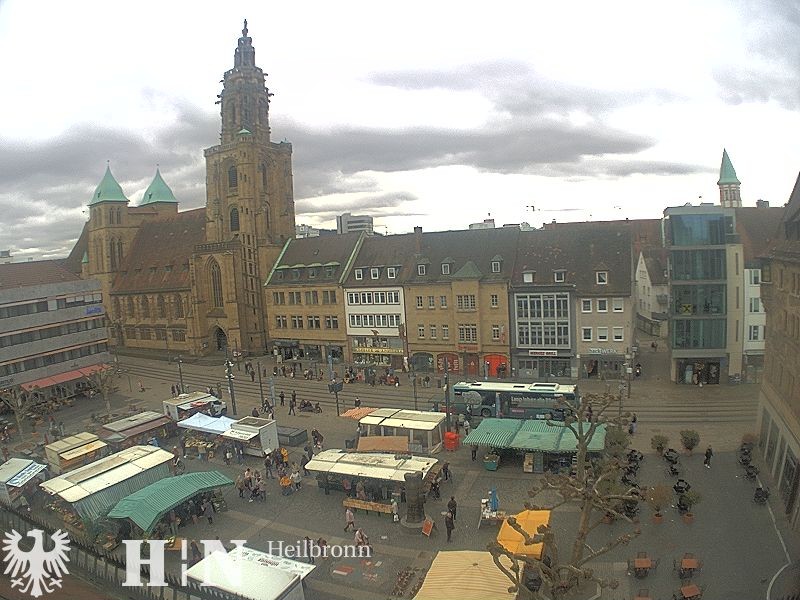 Archived image Webcam Heilbronn: Market place