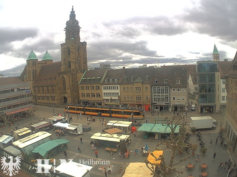 Archived image Webcam Heilbronn: Market place