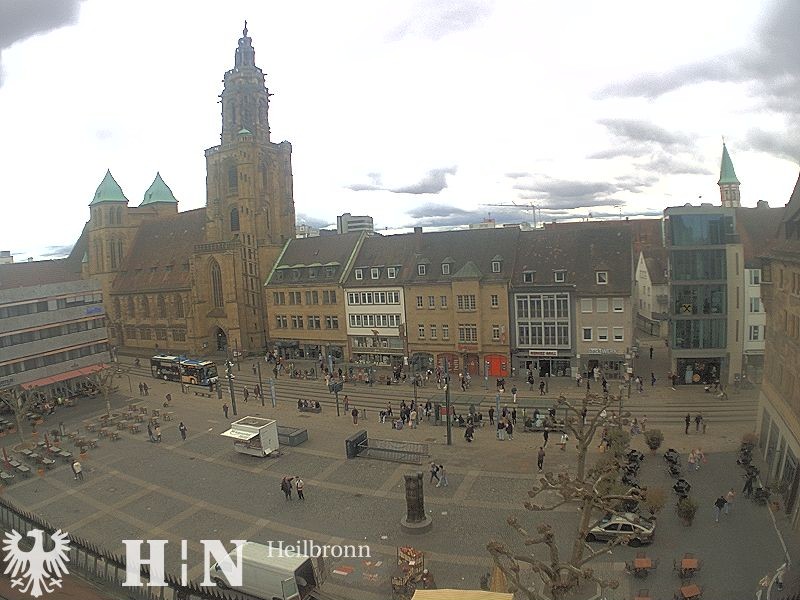 Archived image Webcam Heilbronn: Market place