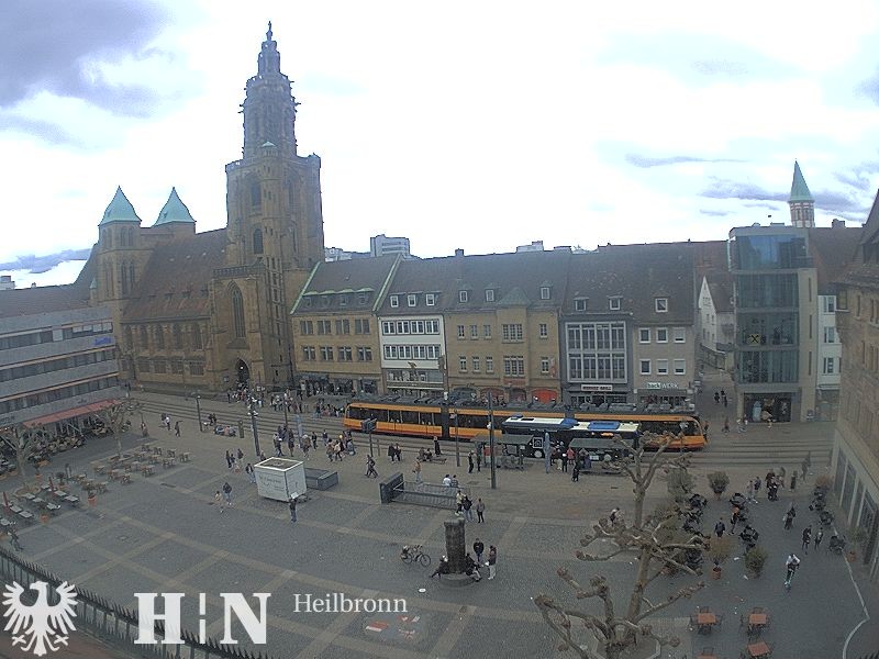 Archived image Webcam Heilbronn: Market place