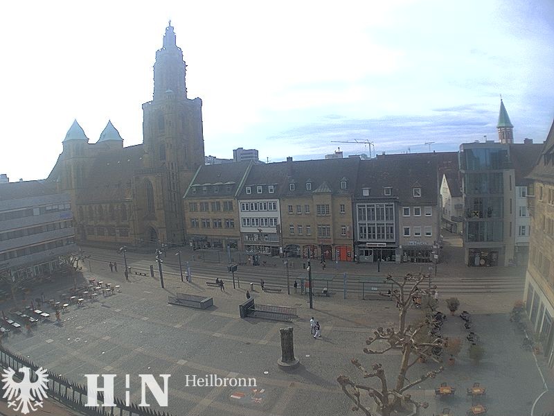 Archiv Foto Webcam Heilbronn Marktplatz