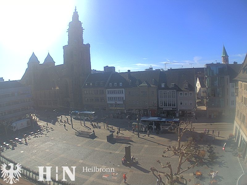 Archiv Foto Webcam Heilbronn Marktplatz