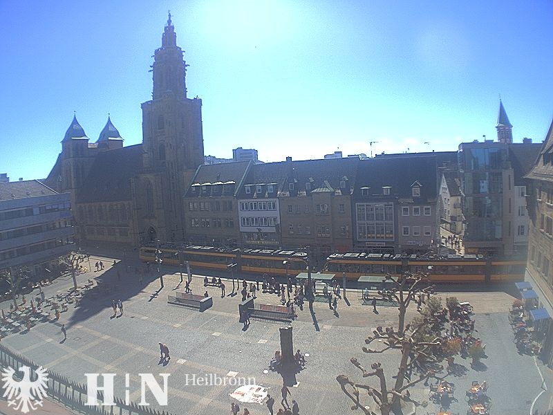 Archiv Foto Webcam Heilbronn Marktplatz