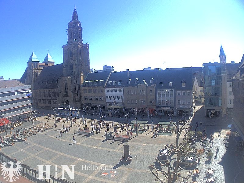 Archiv Foto Webcam Heilbronn Marktplatz