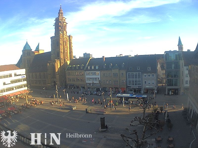 Archived image Webcam Heilbronn: Market place