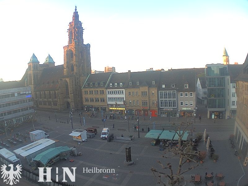 Archiv Foto Webcam Heilbronn Marktplatz