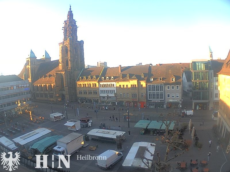 Archiv Foto Webcam Heilbronn Marktplatz