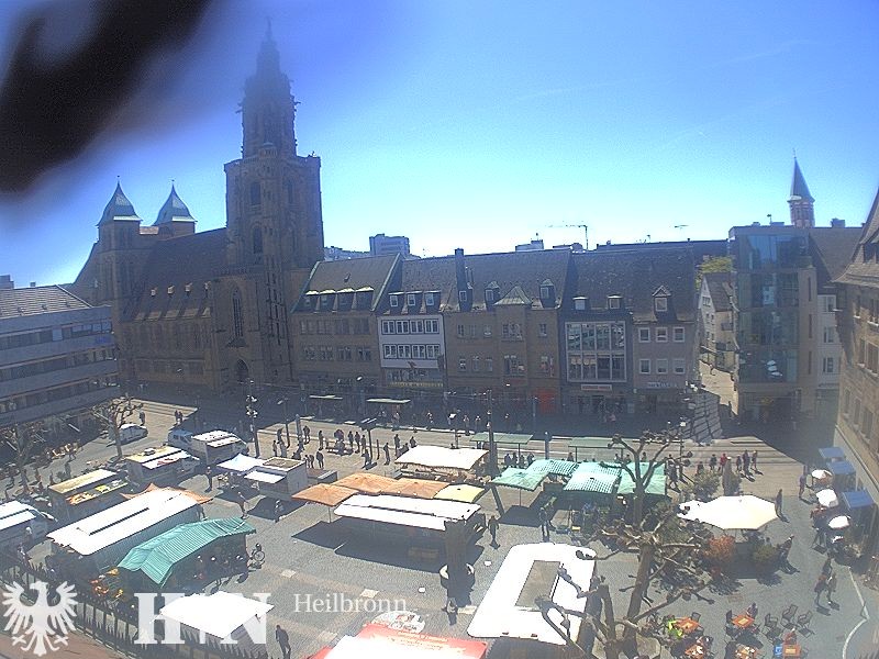 Archiv Foto Webcam Heilbronn Marktplatz
