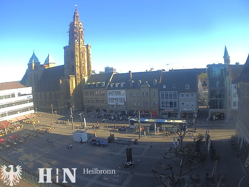 Archiv Foto Webcam Heilbronn Marktplatz