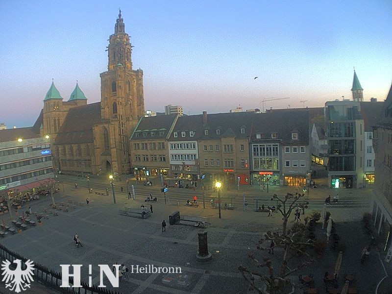 Archiv Foto Webcam Heilbronn Marktplatz