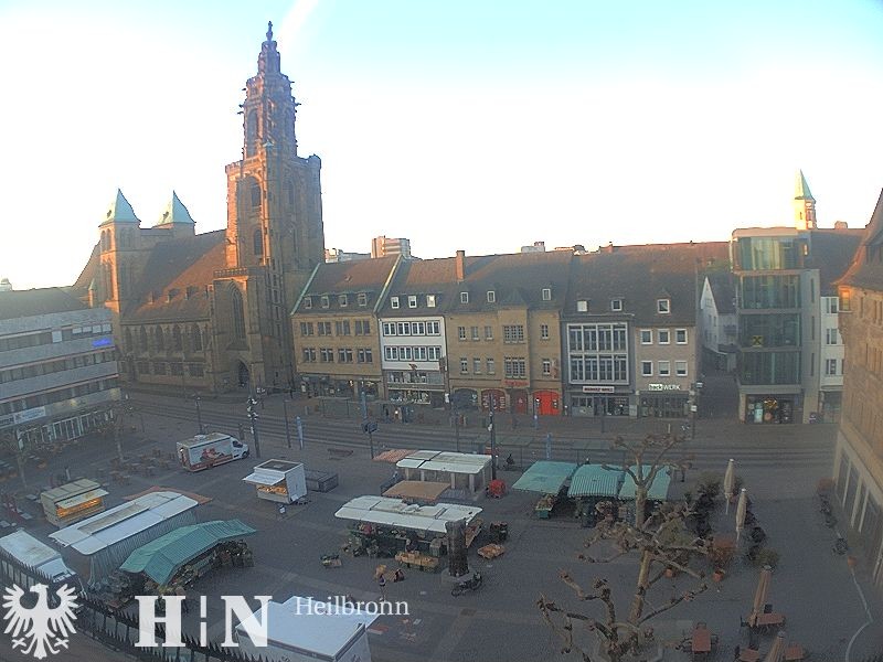 Archiv Foto Webcam Heilbronn Marktplatz
