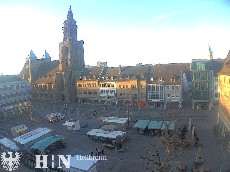 Archiv Foto Webcam Heilbronn Marktplatz