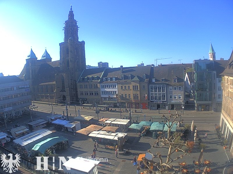 Archiv Foto Webcam Heilbronn Marktplatz