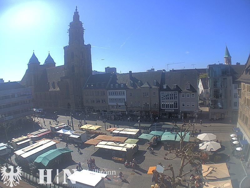 Archiv Foto Webcam Heilbronn Marktplatz
