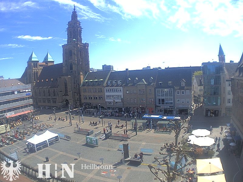 Archiv Foto Webcam Heilbronn Marktplatz