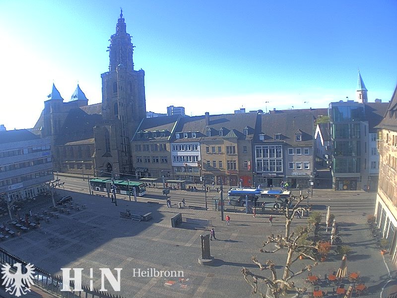 Archiv Foto Webcam Heilbronn Marktplatz