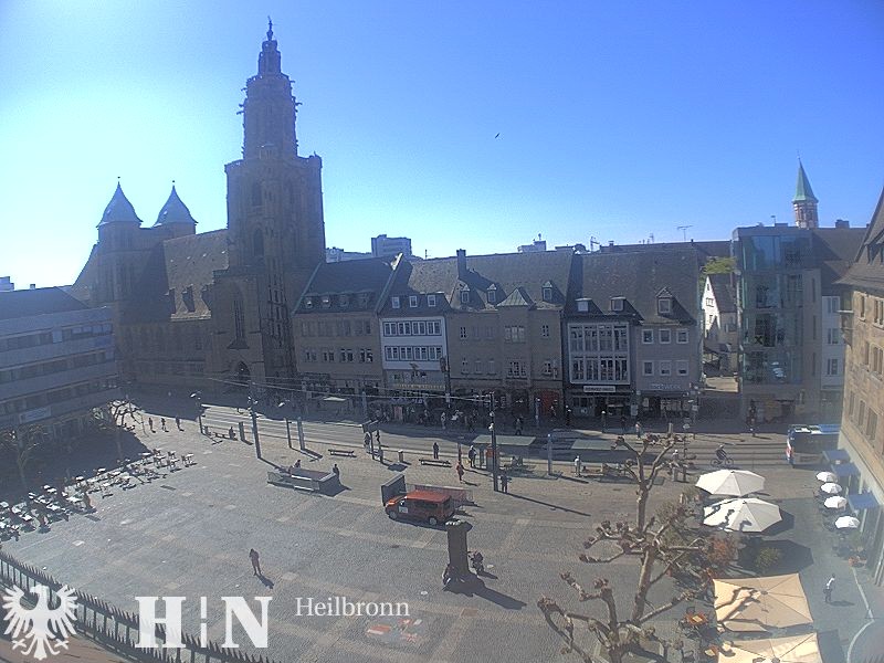 Archiv Foto Webcam Heilbronn Marktplatz
