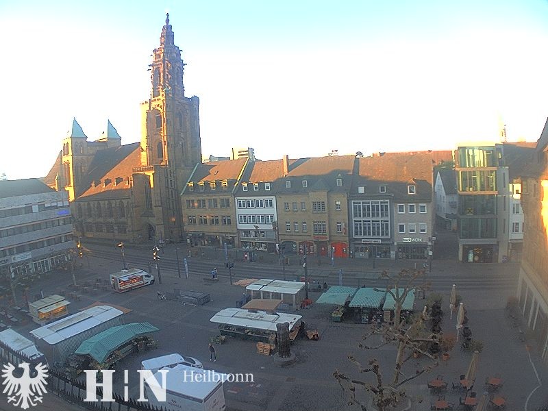 Archiv Foto Webcam Heilbronn Marktplatz