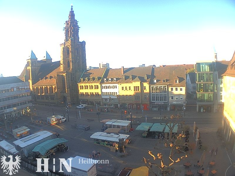 Archiv Foto Webcam Heilbronn Marktplatz