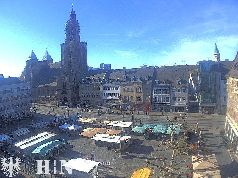 Archiv Foto Webcam Heilbronn Marktplatz