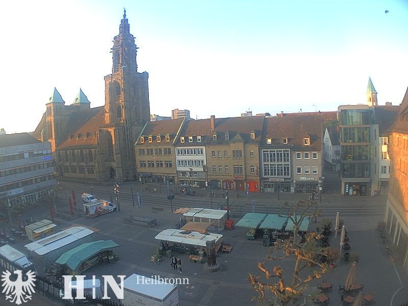 Archiv Foto Webcam Heilbronn Marktplatz