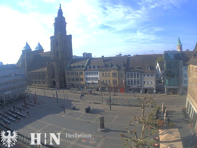 Archiv Foto Webcam Heilbronn Marktplatz