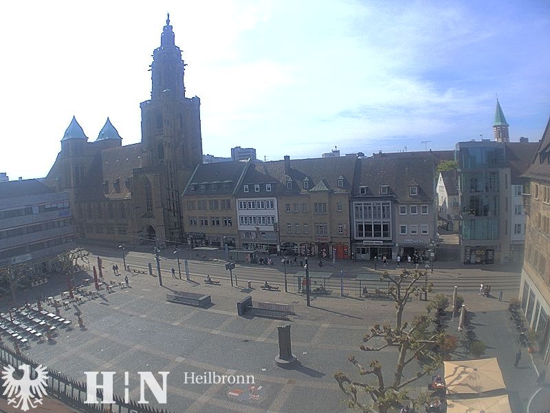 Archiv Foto Webcam Heilbronn Marktplatz