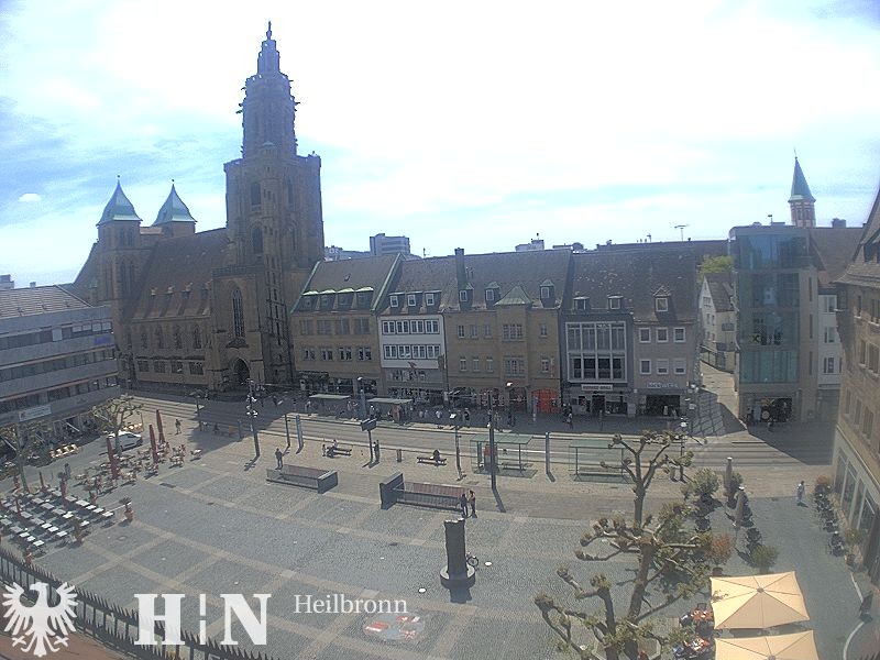 Archiv Foto Webcam Heilbronn Marktplatz