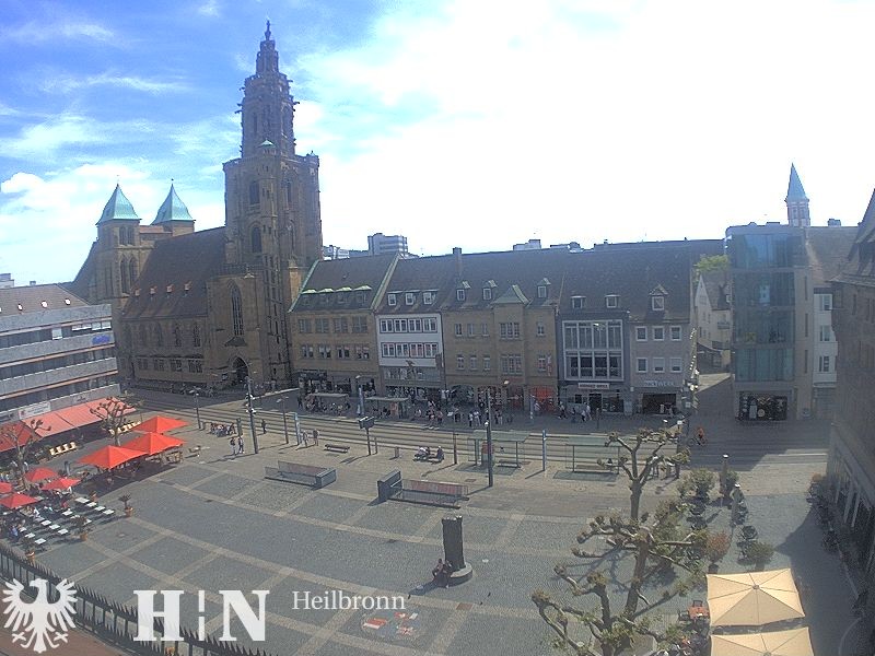 Archiv Foto Webcam Heilbronn Marktplatz