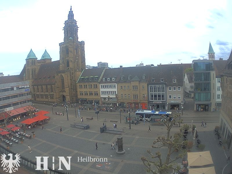 Archiv Foto Webcam Heilbronn Marktplatz