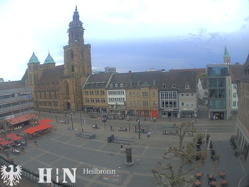 Archiv Foto Webcam Heilbronn Marktplatz