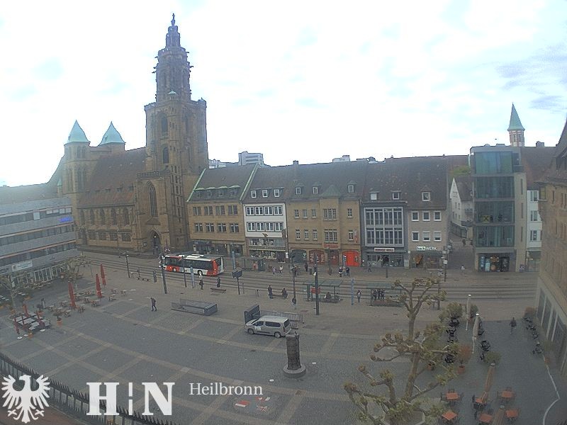 Archiv Foto Webcam Heilbronn Marktplatz