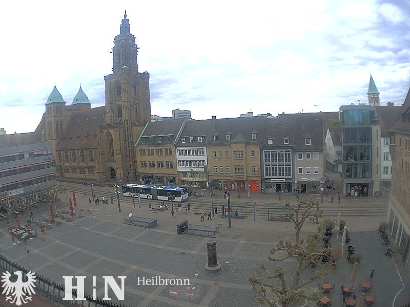 Archiv Foto Webcam Heilbronn Marktplatz