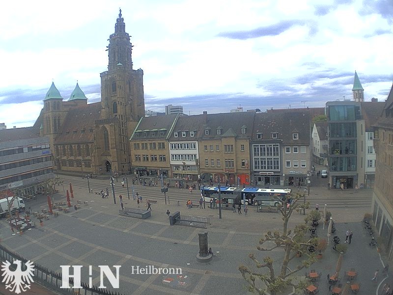 Archiv Foto Webcam Heilbronn Marktplatz