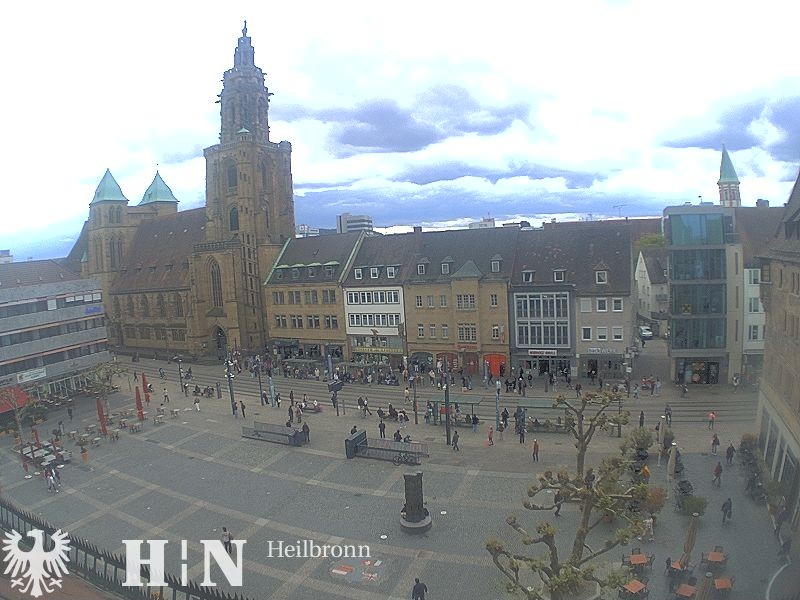 Archiv Foto Webcam Heilbronn Marktplatz